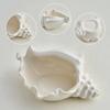Shell Jewelry Storage Tray Ceramic Light Luxury Living Room Bedroom Desktop Storage Practical Home Decorations