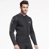 5MM Neoprene Wetsuit Jacket Mens Black Long Sleeve Drysuit Triathlon Wetsuits Tops for Surfing Warm Sunscreen Jumpsuit