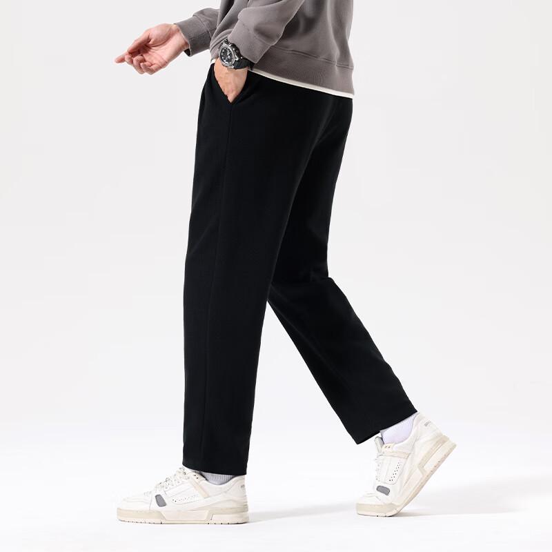Мужские вафельные зауженные брюки MINISO из плотной ткани для повседневной носки