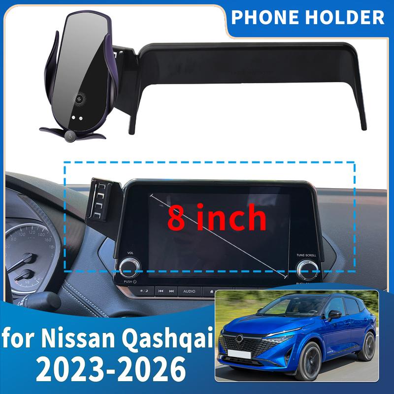 fit for Nissan Qashqai  2024 2025 2026 8inch Integrated Screen Mount Phone Holder Mount Car accessoires