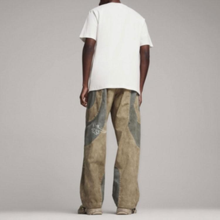 Puma X Kidsuper Удобные тканые повседневные брюки свободного кроя с цветными блоками Низ унисекс Мраморно-серый 624079-94