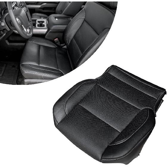 Driver Side Bottom Leather Seat Cover Perforated FRSD0307DBGL Fit for Chevy Silverado 1500 2500 HD 3500 HD Tahoe Sierra LTZ 2014-2019 - Left or Right