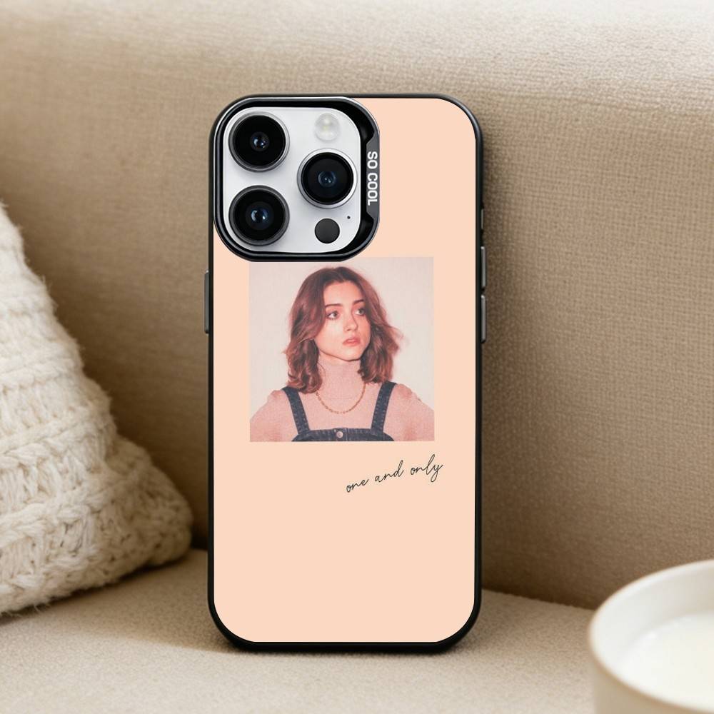 N-Natalia Dyer Phone Case For iPhone 16,15,14,13,12,17,Pro,MAX Black Matte Shockproof Cover