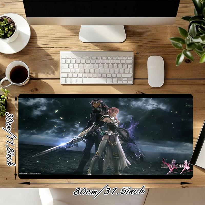 Fantasy Duel Xl Gaming Mouse Pad Nonslip Rubber Base Stitched Edge Waterproof Desk Mat For Pc Laptop Gamer Office Computer Accessories C929139