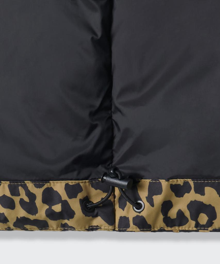 Musinsa Standard [Noh Hong-Chul Collaboration] Lucky Guy Leopard Short Padded Jacket [Beige]