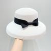 Summer Sun Protection Hat Woven Bow Sun Protection Big Brim Straw Hat UV Protection Fisherman Hat