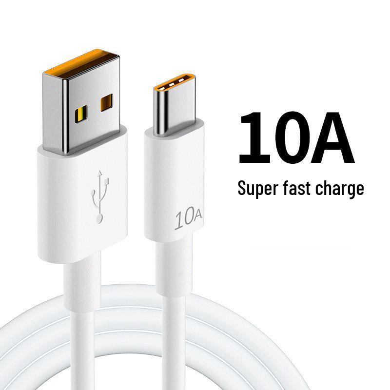 10A 120W Braided Type-C Fast Charging Cable for Huawei Honor Devices