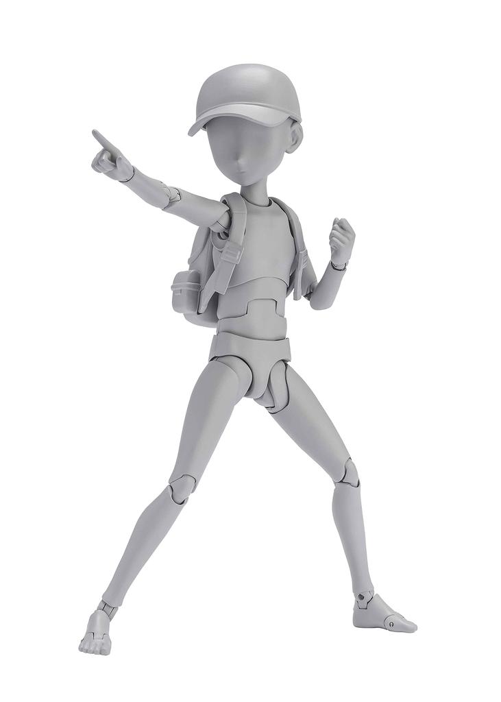 TAMASHII NATIONS S.H.Figuarts Body-kun - Кен Сугимори - Издание DX SET (Серый цвет Вер.) Приблизительно 130 мм ПВХ и АБС Подвижная фигурка BAS62102