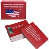 US Citizenship Exam Cards 2025-Portable Cards Prepare for the Naturalization Exam with 100 Official USCIS Questions and Answers (English Version)