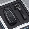 Крышка-чехол из ABS-карбона для автомобильного ключа Ford Puma Grand C Max Focus Mondeo Kuga Fiesta Ecosport Transit Kuga Силиконовый чехол для дистанционного ключа