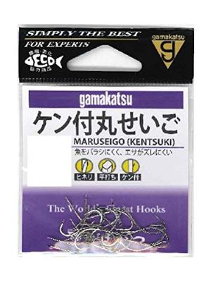 Gamakatsu Крючок Ken-Tsuke Maru Seigo, Белый, Размер 17 Рыболовный крючок