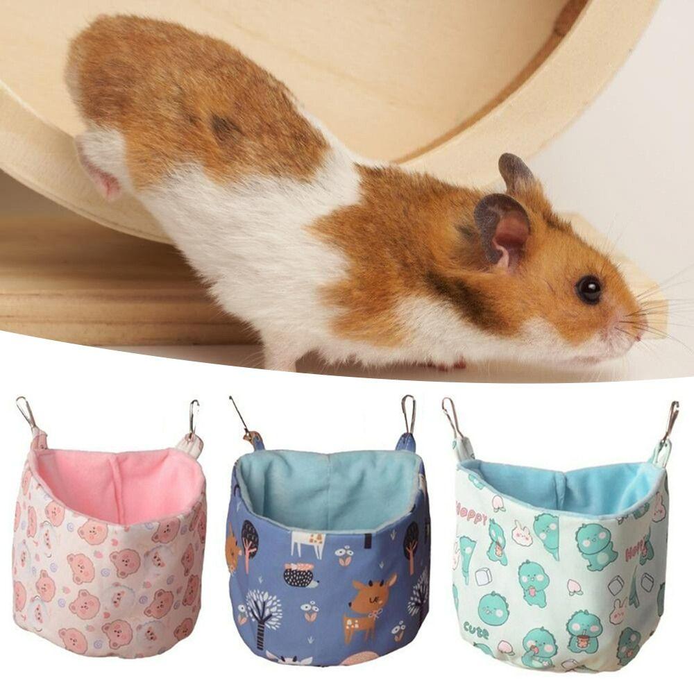 Comfortable Guinea Pig Sleeping Bag Hang Small Pet Nest Creative Hamster Hammock  Bunny