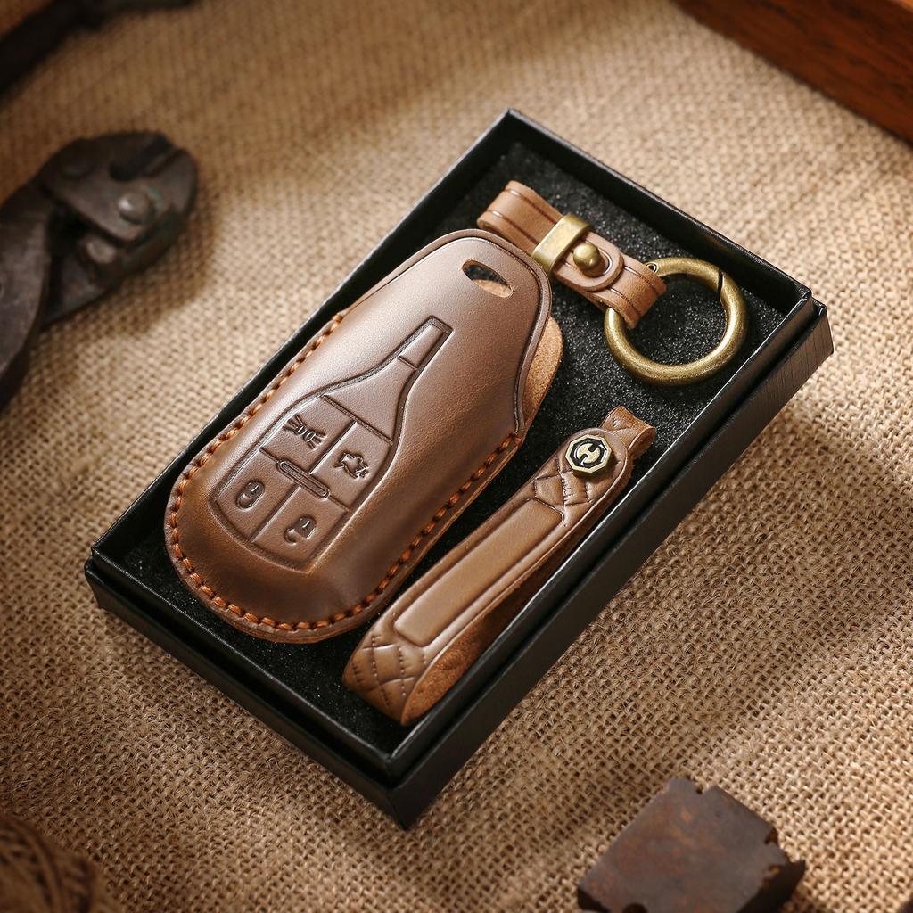 Vintage key cover for Maserati Leather Levante Geberit Ghibli President Bag