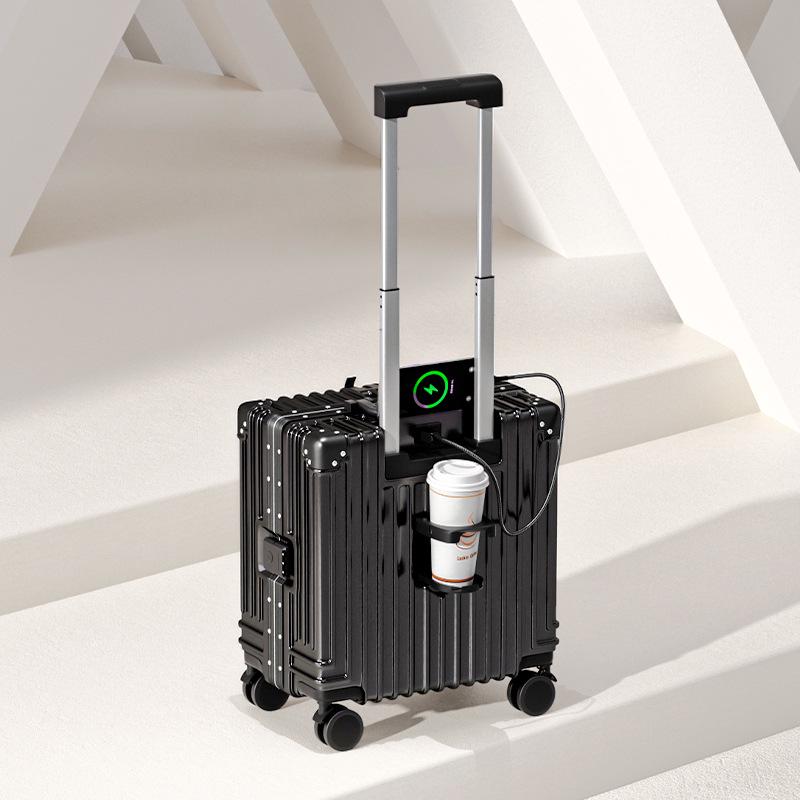 Легкий мини-чемодан на колесиках с кодовым замком, 18-20 дюймов - Идеально подходит для студентов и детей.