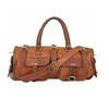 Кожаная сумка для путешествий Duffel Gym Goat Brown Luggage Vintage New Genuine Men's