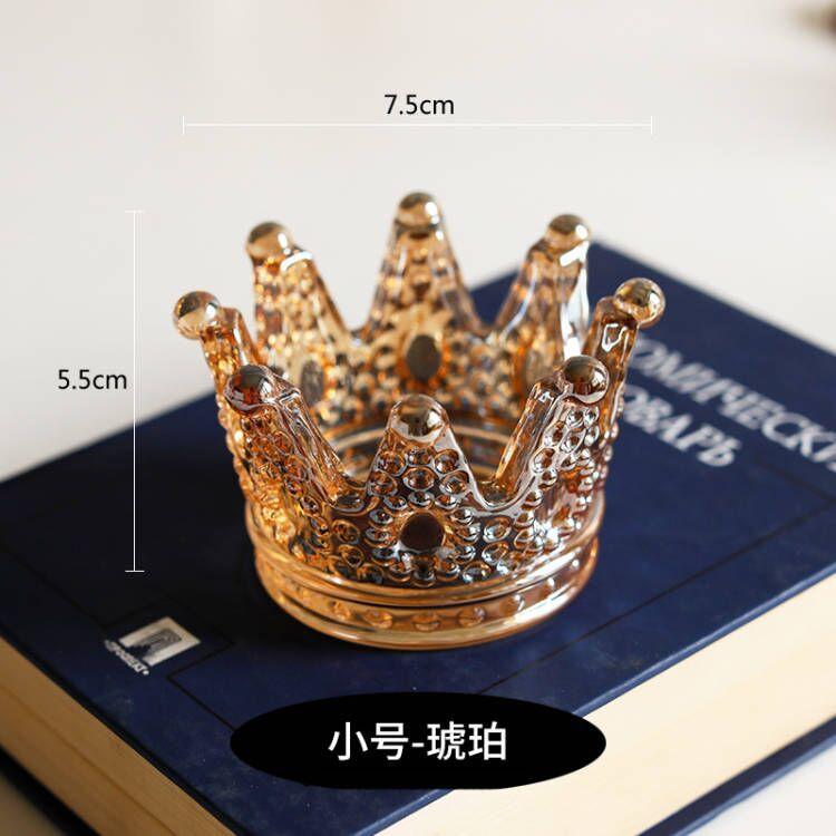 LOOTAAN Crown держатель для кистей для ногтей стеклянная стойка для маникюра акриловая УФ гелевая кисть для рисования подставка для ручек полка для демонстрации инструментов