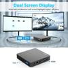 Мини-ПК Windows 10 Pro Мини-компьютер 6 ГБ ОЗУ Настольный компьютер Intel N3350 Dual WiFi Двухэкранный дисплей Поддержка 4K USB 3.0 Gigabit Ethernet HDMI VGA