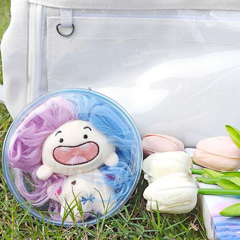 Multicolor Doll Display Box 10cm Doll Storage Case Mini Clear Outdoor Bag