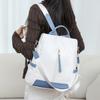 Female Backpacks with PU Zippers  Casual Bags  High Capacity  Basic Style  Trend  Contrasting Colors New Fashion