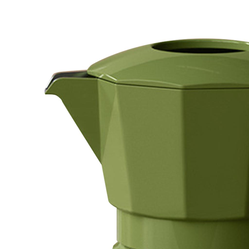 Плита Мока Горшок Профессиональная Портативная Двойные Клапаны Винтажный Стиль Алюминиевый Сплав Кофеварка Горшок