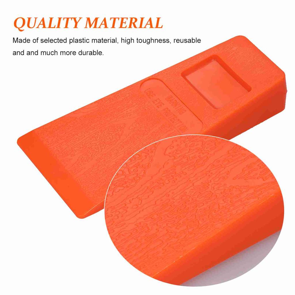 3 шт. 14 см Оранжевый Пластиковый Валочный Клин Валочный Чок Клин для Валки Деревьев Клин с Шипами Инструмент для Рубки Дерева