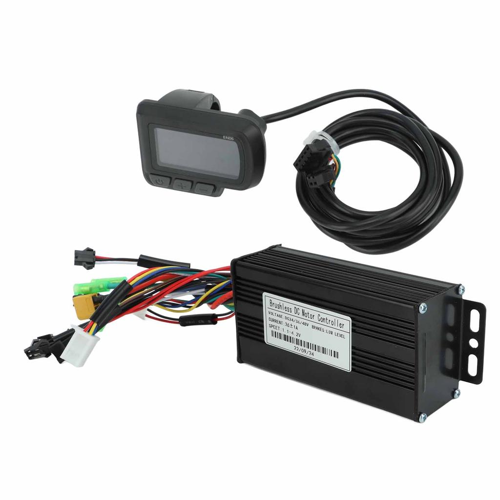 Electric Bike Controller Kit with LCD Display 24V 36V 48V 500W To 750W 26A 3 Mode Sine Wave
