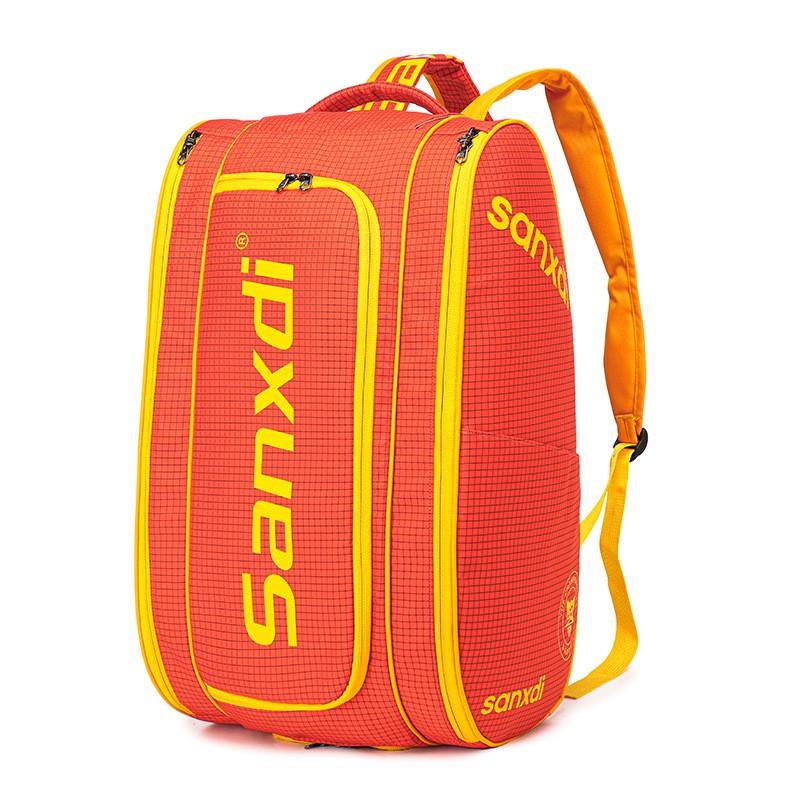 Professional Badminton Racket Bag With Separate Shoe Compartment Men Women Waterproof Tennis Sports