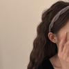 French Style Knitted Hairband Simple Headband Face Washing Hairhoop for Women