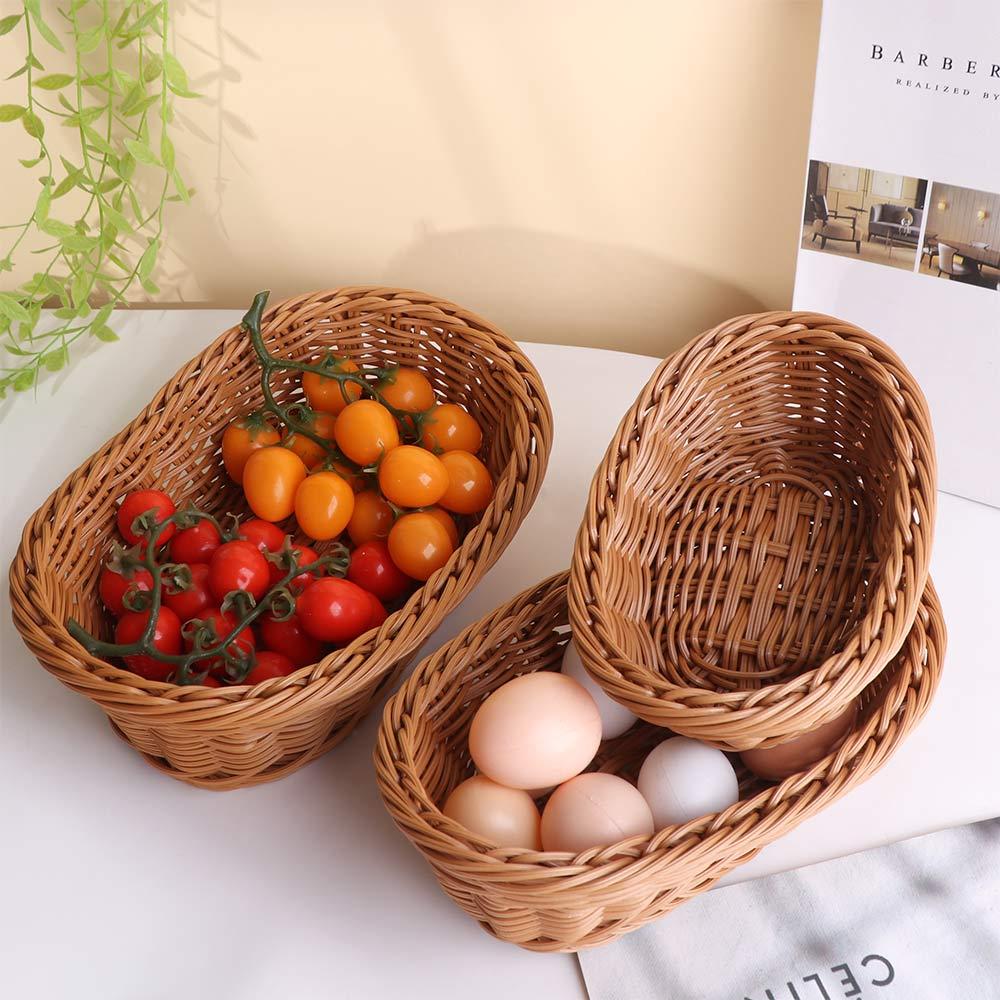 Plastic Fruit Tray Creative Desktop Clutter Box Desktop Ornament Storage Basket  Cake