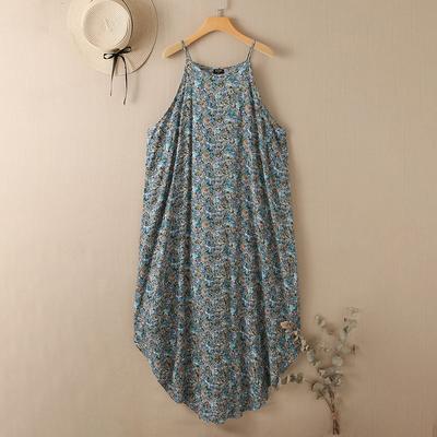 Женские летние платья без рукавов с открытыми плечами и цветочным принтом