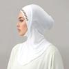 Новый Блестящий Стразами Мгновенный Хиджаб Для Мусульманских Женщин Полное Покрытие Подхиджабник Однотонный Хлопковый Джерси Капор Готовый К Носке Внутренняя Шапочка