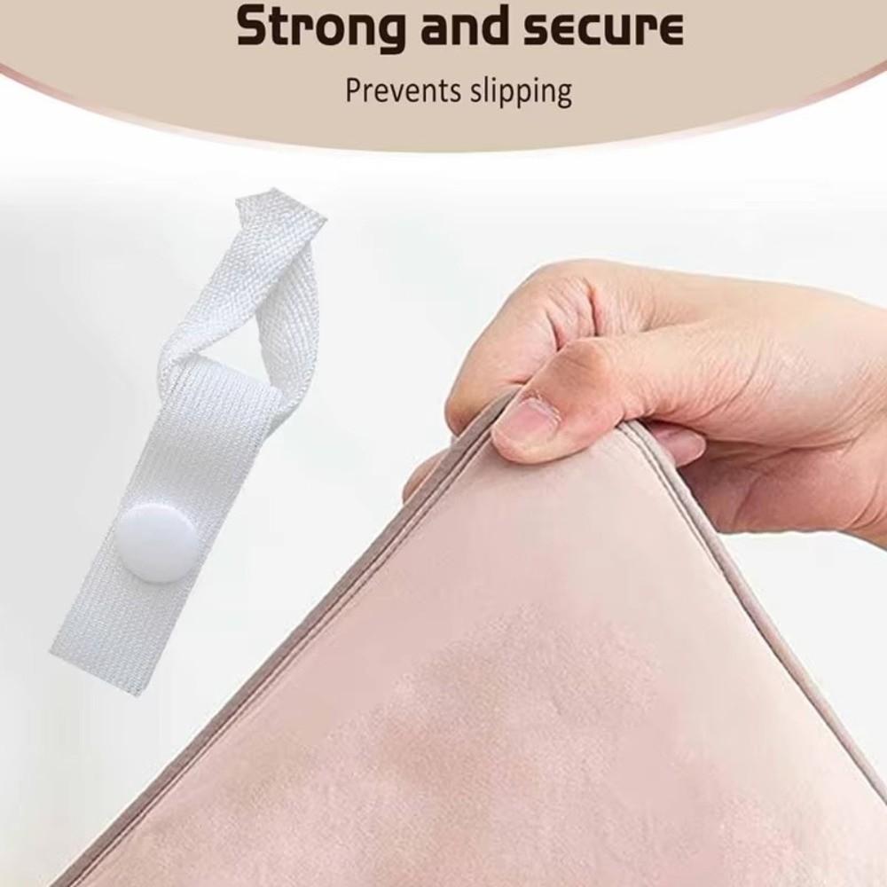 4/8/16PCS Four Corner Fixed Quilt Cover Ties Flat Rope Binding Duvet Cover Straps Home Use