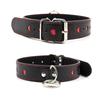 Регулируемый бандажный ошейник и поводок Ожерелье секс-рабыни Ошейник-чокер из ПУ кожи для женщин Сексуальные ограничения Игрушка для взрослых