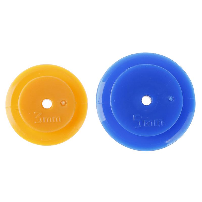 4Pcs Patchwork Equidistant Ruler Seam Parallel Wheel Cloth Sewing Scribing Tool