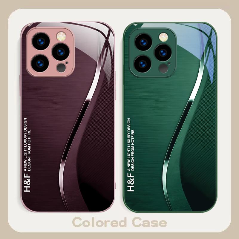 Шелковый чехол с зеленым градиентом Для iPhone 16 E 15 14 13 Plus 12 mini 11 Pro Max XR Xs Max X 7 8 Plus 6 6S 2022 Закаленное стекло