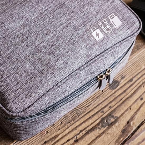 Портативный дорожный чехол для цифровых электронных аксессуаров, сумка для хранения кабеля и зарядного устройства