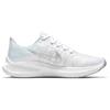 Nike Увеличить Winflo 8 White Metallic Silver Женские кроссовки Pure-Platinum Summit-White CW3421-104