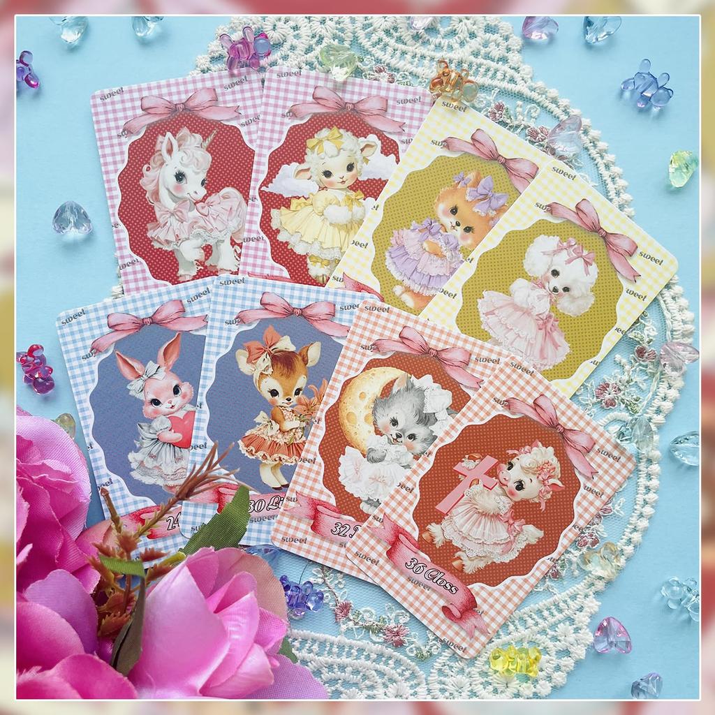 [Officially Imported, Limited Quantity] Sweet Lenormand Lenormand Cards, 46-Piece Set [Includes Drawstring Pouch] | 56 X 87mm Black Cardstock