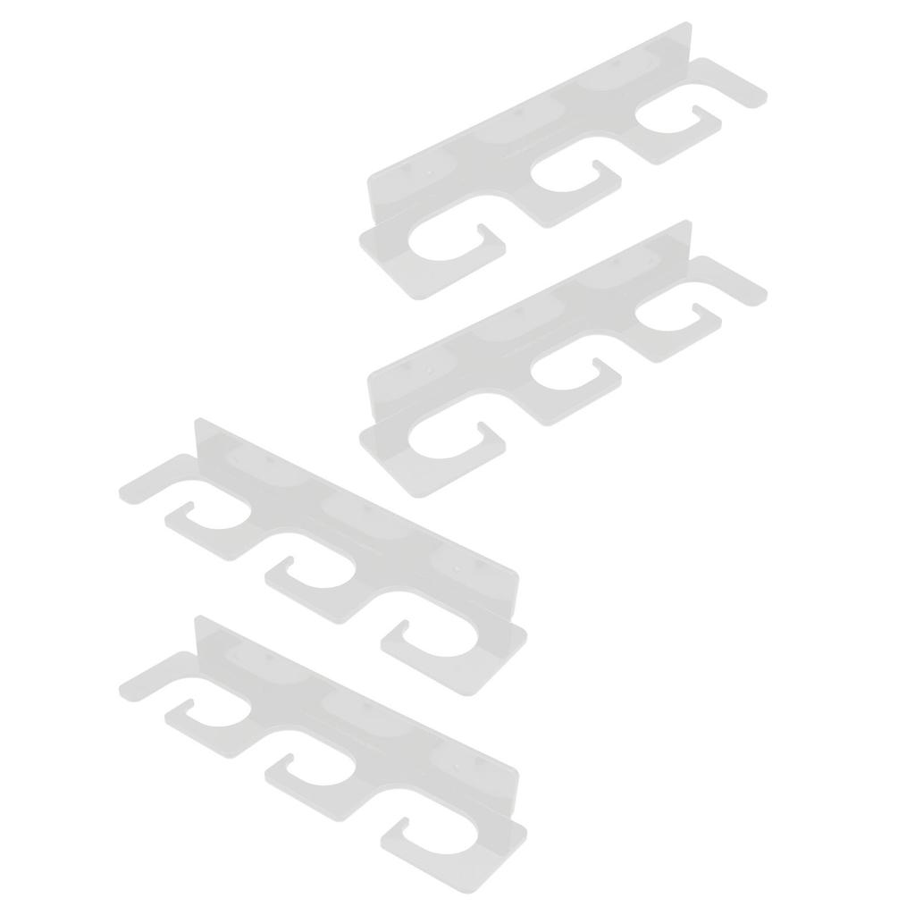 4 шт. держатель для удочек прочный, экономящий место, стильный, держащий 6 удочек, настенная стойка для удочек