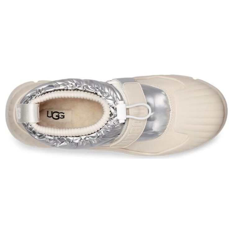 UGG Классические короткие зимние сапоги с металлическим отливом женские сапоги сатин-серебро 1134331-BSLVR