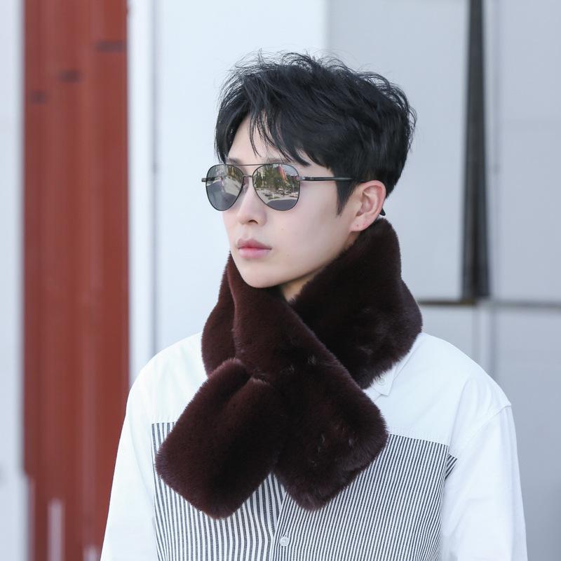 Осенне-зимняя хлопковая шапка, мужская утолщенная норковая шапка, защита шеи, утолщенная теплая норковая шапка для пожилого папы