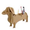 DIY Cute Dachshund Model Puzzles Toy DIY Handmade Storage Box Assembly Paper Puzzle Toys Gift for Children Decoration Model