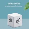 Кубические таймеры Управление временем и настройки обратного отсчета с датчиком силы тяжести Перекидной таймер 2,6 дюйма для детей