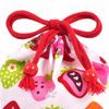 COLORFUL CANDY STYLE Cup Bag, Small, Drawstring Bag for Girls, Elementary School Entrance, Sweet Strawberry Collection (Ivory) N3574500