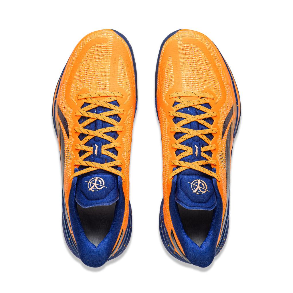 Li Ning Gamma Амортизация Скользкие Устойчивые к истиранию Низкие Баскетбольные кроссовки Мужские Оранжевые ABAV035-10