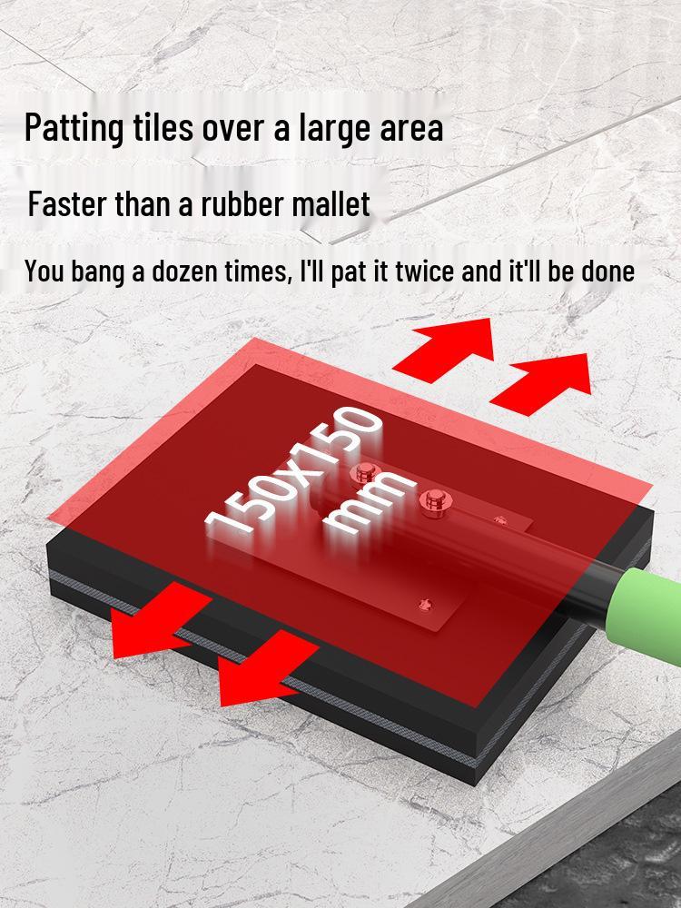 Набор инструментов для укладки плитки: Резиновая трамбовочная доска для каменщиков и укладчиков напольной плитки