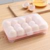 Plastic Egg Storage Box 15 Grid Egg Dispenser High Quality Egg Organiser Tray  Kitchen