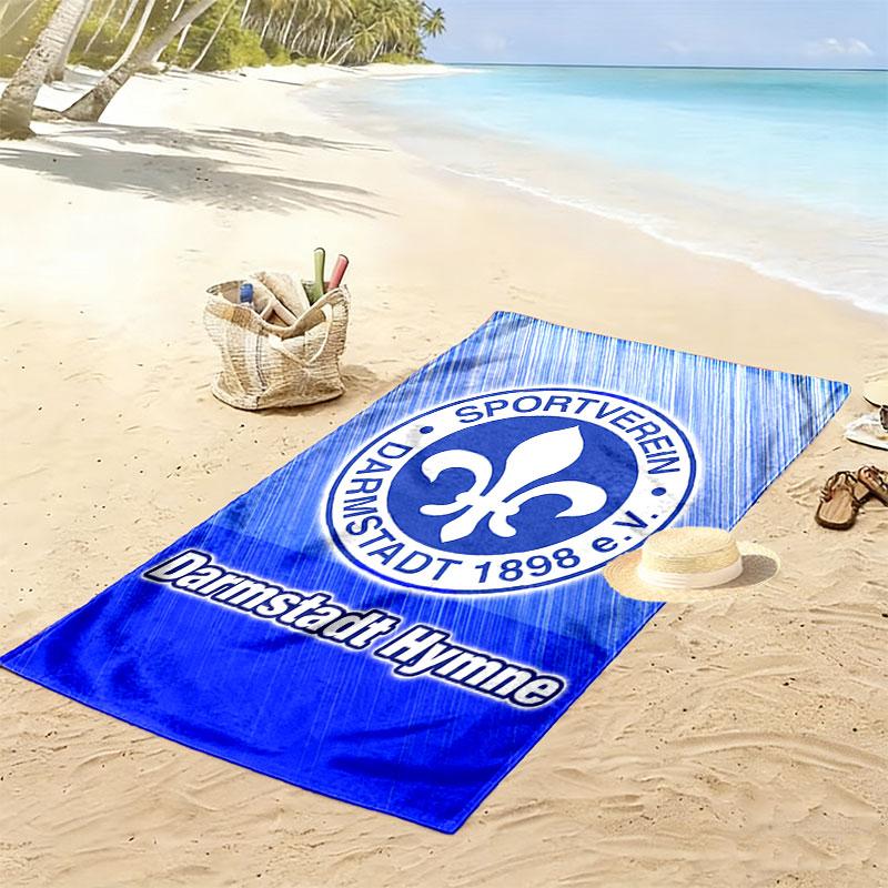 Darmstadt Spirit Print Beach Towel, Large Soft Quick Dry Towel for Beach Camping Swimming
