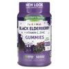 Just 4 Kids, Black Elderberry + Vitamin C, Zinc, Natural Berries, 50 Vegan Gummies