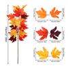 1pcs Thanksgiving Pumpkin Maple Leaf Tree Branch Artificial Simulation Decoration Fall Autumn ADM